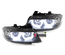 PHARES FEUX AVANTS NOIRS LEDS CELIS EN U BMW SERIE 3 E90 & E91 PHASES 1 05-08 AU XENON (04277)