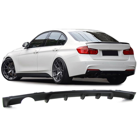 DIFFUSEUR SPORT POUR SIMPLE SORTIE BMW SERIE 3 TYPE F30 EN PACK M (04633)