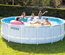 Piscine tubulaire Chevron ronde 4,88 x 1,22 m - Intex