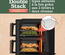 NINJA Double Stack XL Air Fryer, Friteuse sans huile Verticale Double Tiroir 4 Niveaux de Cuisson, 9,5 L, Noir/Cuivre, SL400EUCP