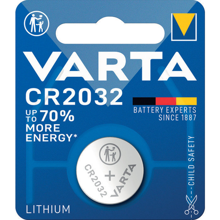 Pile bouton lithium 3V CR2032 - VARTA - 6032101401