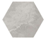 URBAN HEXA SILVER - Carrelage 29,2 x 25,4 cm Hexagonal aspect Béton Gris