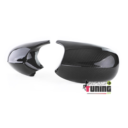 COQUES RETROVISEURS CARBONE LIGNE PACK M BMW SERIE 3 E92 COUPE & E93 CABRIOLET LCI PH2 (05263)