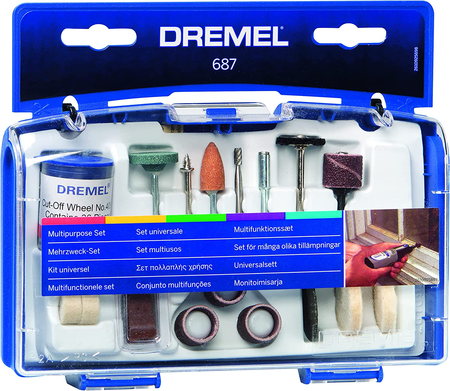 Set de 52 accessoires Dremel 687 - BOSCH - 26150687JA