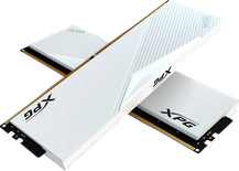 Kit Barrettes mémoire 32Go (2x16Go) DIMM DDR5 Adata XPG Lancer  6000MHz (Blanc)