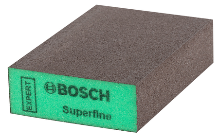 Éponge abrasive pavé Expert 69x97x26mm superfin expert pour ponçage en mousse - BOSCH - 2608901180