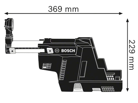 Collecteur de poussière 18V GDE 18V-16 Professional (sans batterie ni chargeur) - BOSCH - 1600A0051M