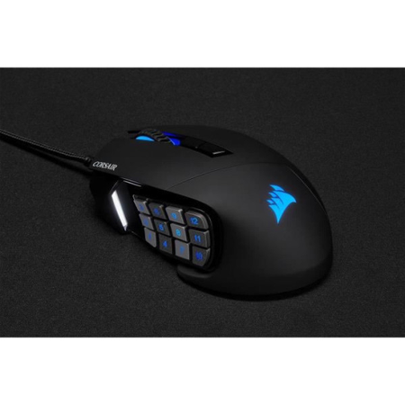 CORSAIR Souris Gamer SCIMITAR RGB ELITE - 18 000 DPI - Noir (CH-9304211-EU)