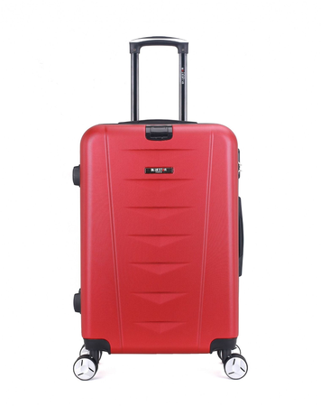 BLUESTAR - Valise Weekend ABS AJACCIO 4 Roues 65 cm