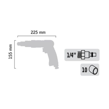 Visseuse pneumatique à réglage externe - GENERAL PNEUMATIQUE - GP2500