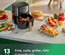 Philips Airfryer L Series 5000, 4.1L, Air Fryer Multifonctions 13-en-1, Connexion WiFi, Technologie Rapid Air, Réduit jusqu'à 90% des graisses, Compatible HomeID App (HD9255/80)