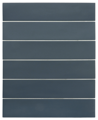 WADI INDACO - Carrelage 6x30 cm rectangulaire bleu foncé  30056