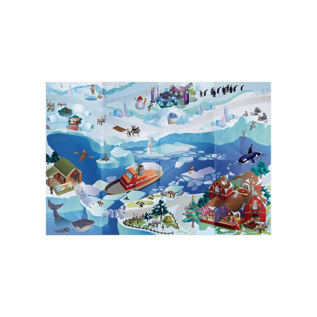 Tapis enfant 100x140 cm BANQUISE