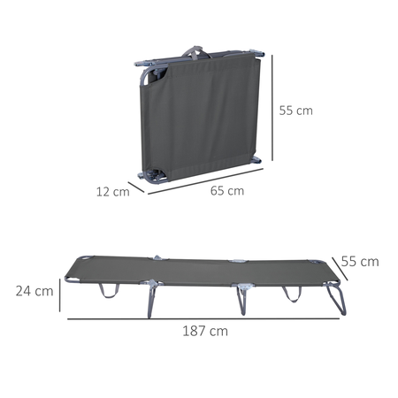 Bain de soleil transat pliable dossier réglable