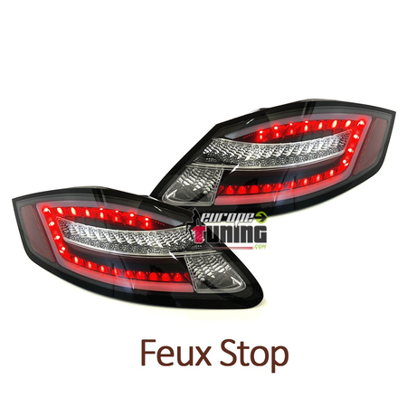 FEUX NOIRS LEDS CELIS CLIGNOTANTS DYNAMIQUES PORSCHE BOXSTER ET CAYMAN 987 (05431)