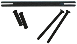 Sachet de 1 carré + vis douille fer patiné pour porte épaisseur 58-68mm - BOUVET - SC56D8632