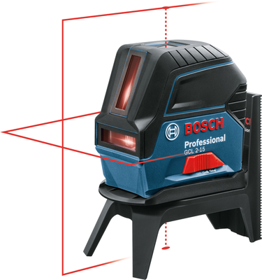 Laser point et ligne 3x1,5V GCL 2-15 (sans batterie ni chargeur) en boîte carton - BOSCH - 0601066E00