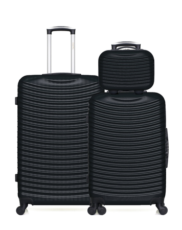 HERO - Lot de 3 - Valise grand format, valise weekend et vanity ETNA