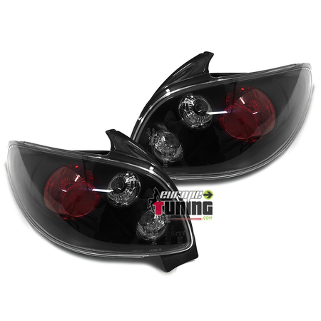 FEUX TUNING LEXUS NOIRS PEUGEOT 206 et 206 + (03408)