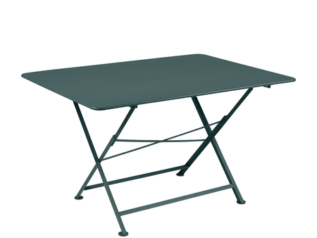 Table de jardin rectangulaire Cargo 128 x 90 cm Gris orage - Fermob