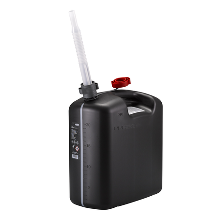 Jerrycan universel en polyéthylène noir graduation 20L - PRESSOL - 21 147 NOIR