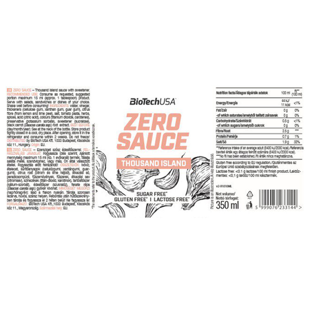 Zero sauce (350ml)