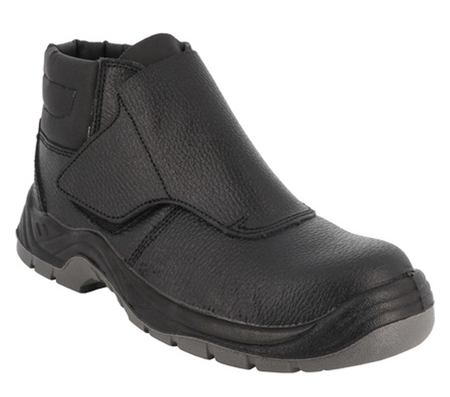 Chaussure de sécurité haute S1P SRC cuir grainé noir T41 - SINGER - ST280.41