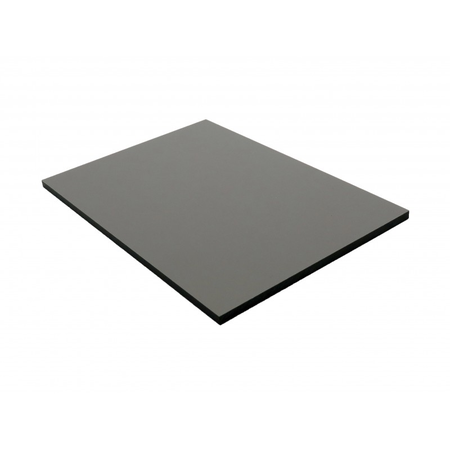 Panneau de bardage stratifié HPL compact - Coloris - Gris Quartz, Epaisseur - 6 mm, Largeur - 130 cm, Longueur - 305 cm, Surface couverte en m² - 3,97