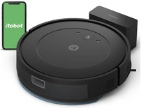 iRobot Roomba Combo Essential (Y0110) - Robot Aspirateur et Laveur Connecté - Système de Nettoyage en 4 Étapes - 3 Niveaux d'Aspiration - Programmable Via Application et Voix