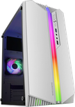 Boitier Mini Tour Micro ATX Mars Gaming MC-S1 RGB avec panneau vitré (Blanc)