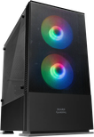 Boitier Mini Tour Micro ATX Mars Gaming MCZ RGB avec panneau vitré (Noir)