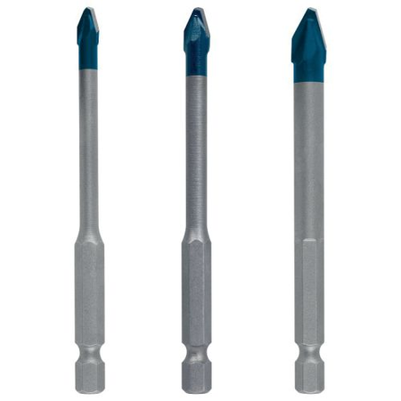 Set de 3 forets HardCeramic HEX-9 - BOSCH EXPERT - 2608900595