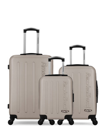 AMERICAN TRAVEL  -  Lot de 3  -  Valise weekend , valise cabine et valise cabine XXS BRONX