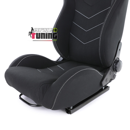 SIEGE BAQUET SPORT NOIR REGLABLE UNIVERSEL II TUNING (02119)