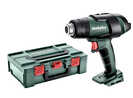 Pistolet à air chaud 18V HG 18 LTX 500 (sans batterie ni chargeur) + coffret METABOX - METABO - 610502840