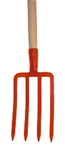 Fourche à bêcher 4 dents émmanchée bois pomme 36x1000mm - MERMIER - 985142