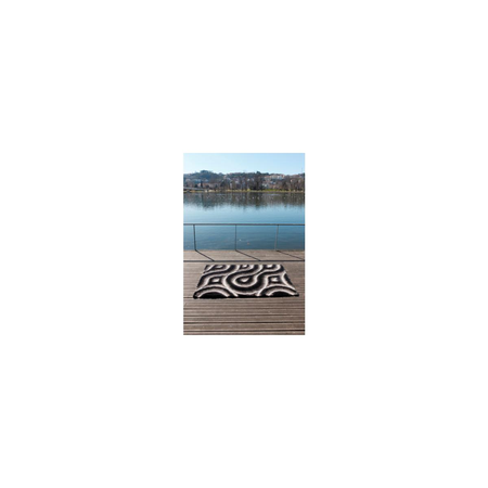 Tapis shaggy CURVES tufté main