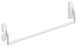 Fermeture anti-panique 1 point blanc coupe-feu 950mm - JPM - 89D100-03-2A