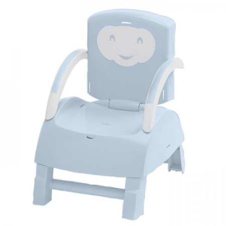 Rehausseur THERMOBABY  de chaise - Fleur bleue