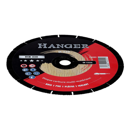 Disque carbure multi-matériaux 230mm - Hanger - 150081