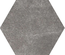 HEXATILE CEMENT - BLACK - Carrelage 17,5x20 cm hexagonal uni aspect ciment anthracite