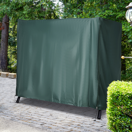 Housse de protection étanche balancelle de jardin polyester PVC vert