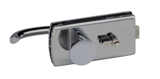 Serrure de milieu cylindre béquille intérieure Lagune 4307 chromé mat - STREMLER - 4307.31.0