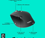 LOGITECH - Souris Sans Fil M720 Triathlon - Noir