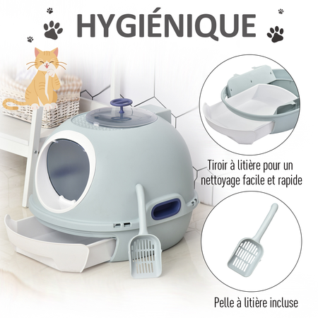 Maison de toilette portable pour chat