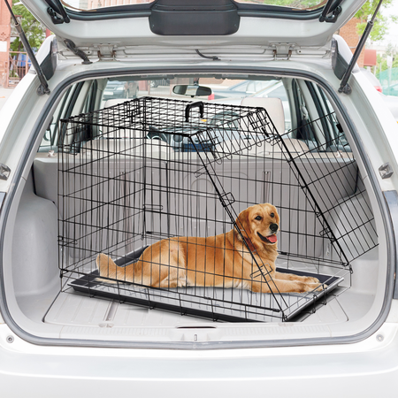 Cage de transport chien XL / L noir