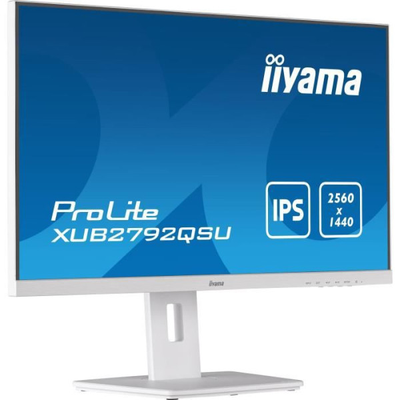 Ecran PC - IIYAMA Prolite XUB2792QSU-W5 - 27 WQHD - Dalle IPS - 5 ms - 75Hz - HDMI / DisplayPort / DVI / USB - Pied réglable