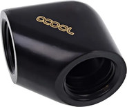 Raccord coudé pour G1/4 Alphacool Eiszapfen (Noir)