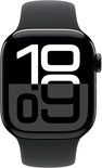 Apple Watch Series 10 GPS, 41 mm Boîtier en Aluminium, Bracelet Sport, Écran Always-On Retina, Capteur de Fréquence Cardiaque, Oxymètre, Détection de Chute, Étanche