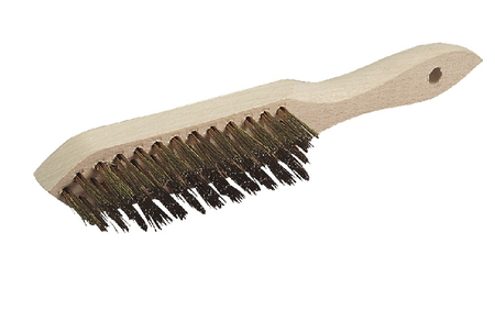 Brosse métal souple 4R à manche - ROULOR - 5255